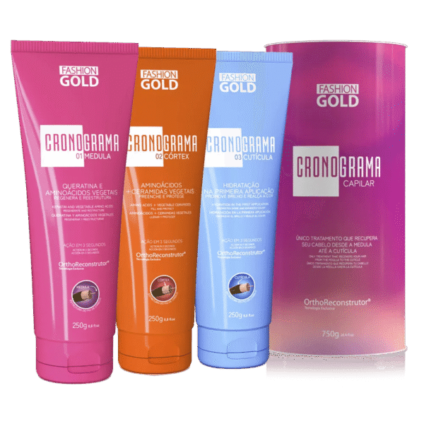 Kit New Cronograma Capilar – Fashion Gold